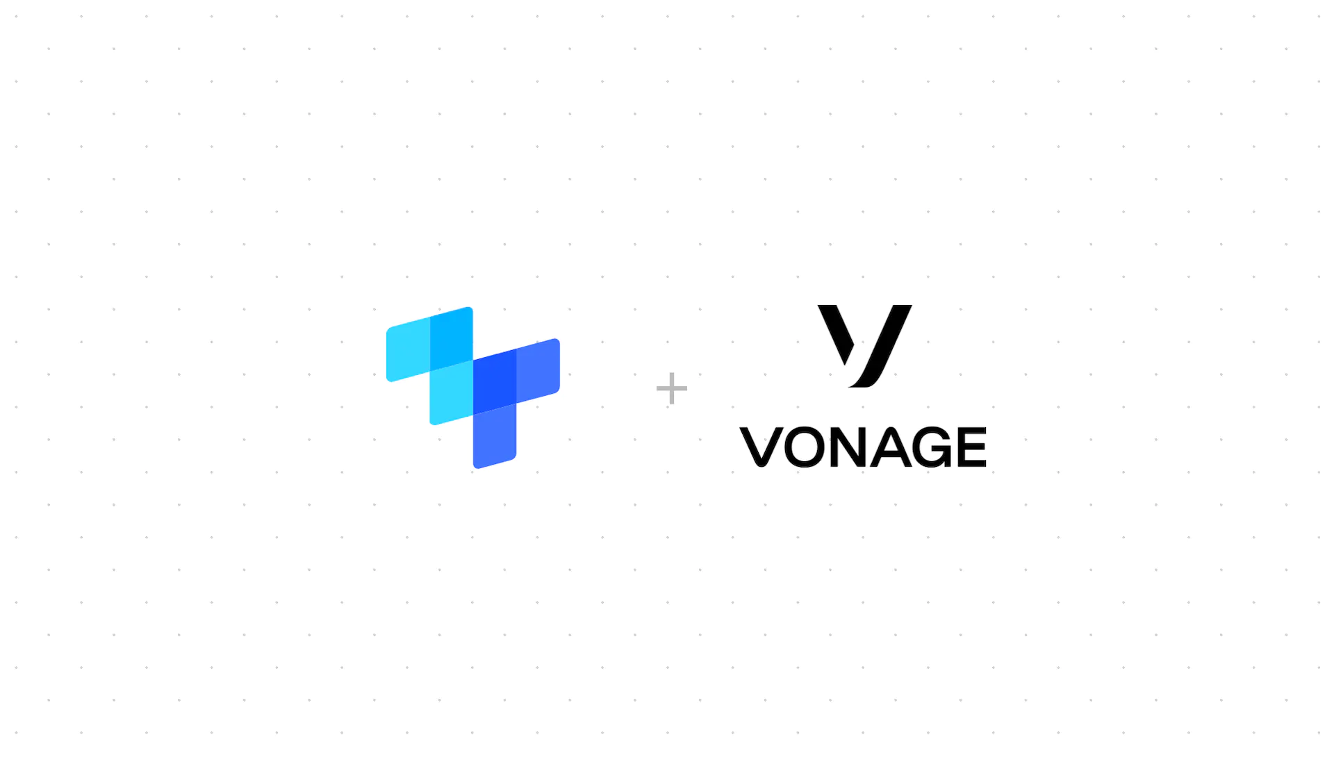 A header for the tutorial, a rectangle with a white background, tru.ID's icon and Vonage's logo